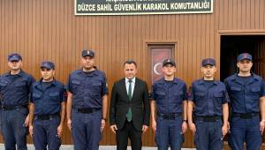 Kaymakam Uzan’dan Sahil Güvenlik Personeline Kuruluş Yıl Dönümü Ziyareti