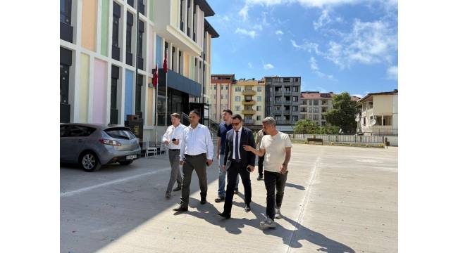 Kaymakam Uzan Eğitim Yatırımlarını Yerinde İnceledi