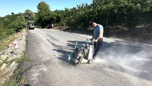 Tahirli Köyü Yolundaki Çökme Giderildi
