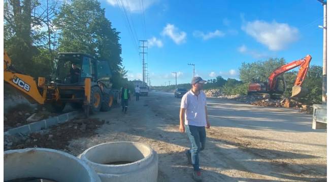 Üniversite Yolunda Altyapı Çalışmaları Aralıksız Devam Ediyor
