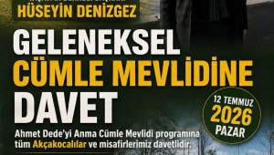Akçakoca'da Geleneksel Ahmet Dede'yi Anma Cümle Mevlidi 12 Temmuz'da