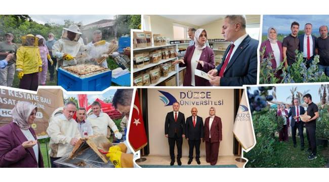 DR. BÜLENT KAHRAMAN ÇOLAKOĞLU DÜZCE’DE ÜRETİMDEN EĞİTİME TARIMSAL ÇALIŞMALARI İNCELEDİ