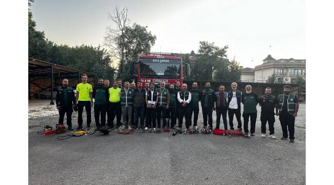 Düzce’de orman yangını gönüllüsü eğitimi verildi.