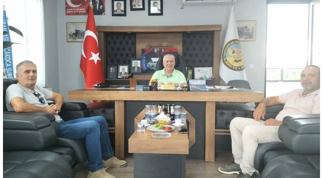FİSKOBİRLİK Başkanı Kara’dan Esnaf Kefalet Başkanı Sarıoğlu’na Ziyaret