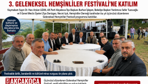 Kaymakam Uzan ve Protokol Üyeleri Hemşinliler Festivali'nde Bir Araya Geldi