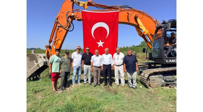 Melenağzı Çevre Yolu Projesi'nde İlk Kazma Vuruldu