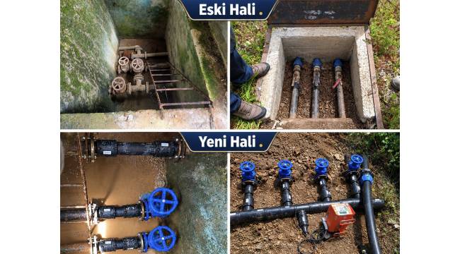 Nazımbey Köyü İçme Suyu Deposunda Yenileme Çalışması Tamamlandı