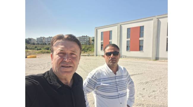 Orhan Özdemir Fen Lisesi Halı Saha ve Çevre Düzenleme Projesi Yerinde İncelendi