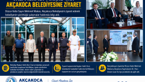 Vali Makas’tan Akçakoca Belediyesine İade-i Ziyaret