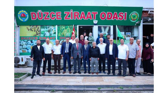 Vali Mehmet Makas’tan Düzce Ziraat Odası’na İadeiziyaret