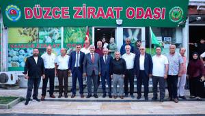 Vali Mehmet Makas’tan Düzce Ziraat Odası’na İadeiziyaret