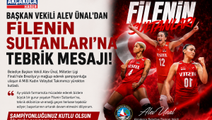 Başkan Vekili Alev Ünal'dan Filenin Sultanları'na Tebrik Mesajı